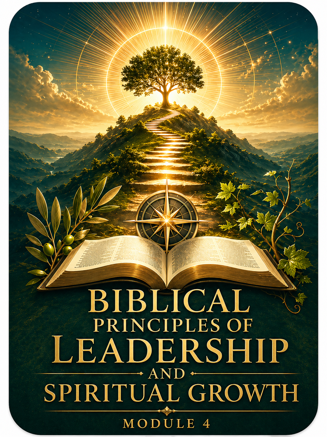 Front cover for Module 4: Biblical Principles of Leadership and Spiritual Growth
