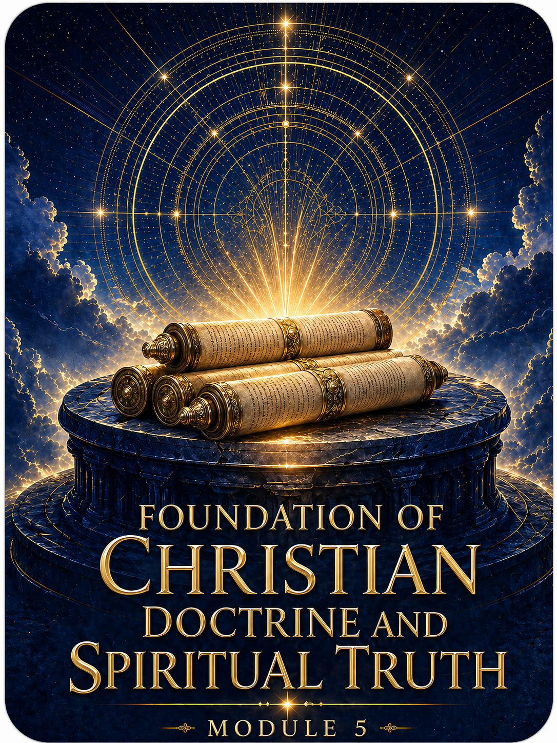 Front cover for Module 5: Foundations of Christian Doctrine and Spiritual Truth